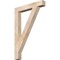 Ekena Millwork Traditional Block Smooth Bracket, Douglas Fir, 3 1/2"W x 26"D x 38"H BKT04X26X38TRA05SDF - alternate 1